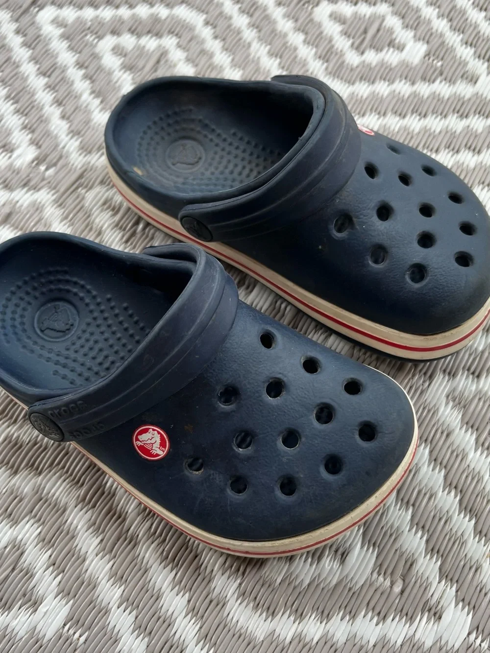 Kids Black Slip-On Crocs Shoes